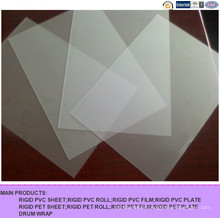 Transparent Embossed PVC Rigid Sheet for Silk-Screen Printing